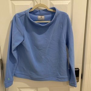 Sky blue fleece cowlneck from Dudley Stevens - medium